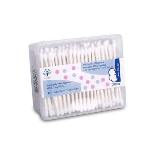 Bastoncillos Algodón (envase 200 uds) Bastoncillos Algodón (envase 200 uds)